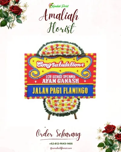 Bunga Papan Congratulation di Gayungan